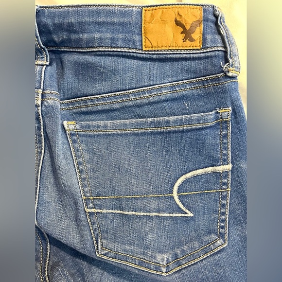 American Eagle Outfitters Women's Super Stretch Jegging Blue Jeans Size 2 - Picture 15 of 15